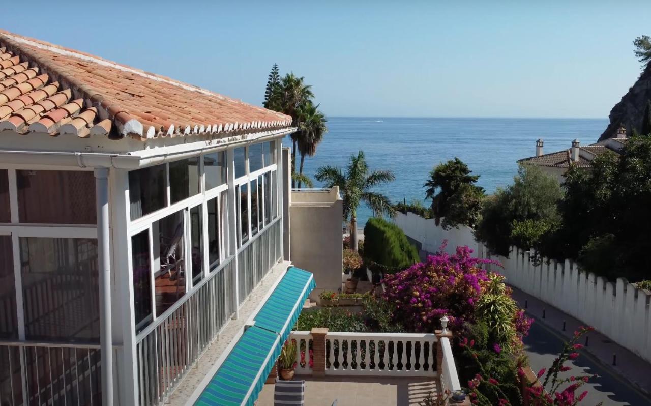 Espectacular Casa En La Playa Con Piscina Privada Villa Almuñécar Kültér fotó