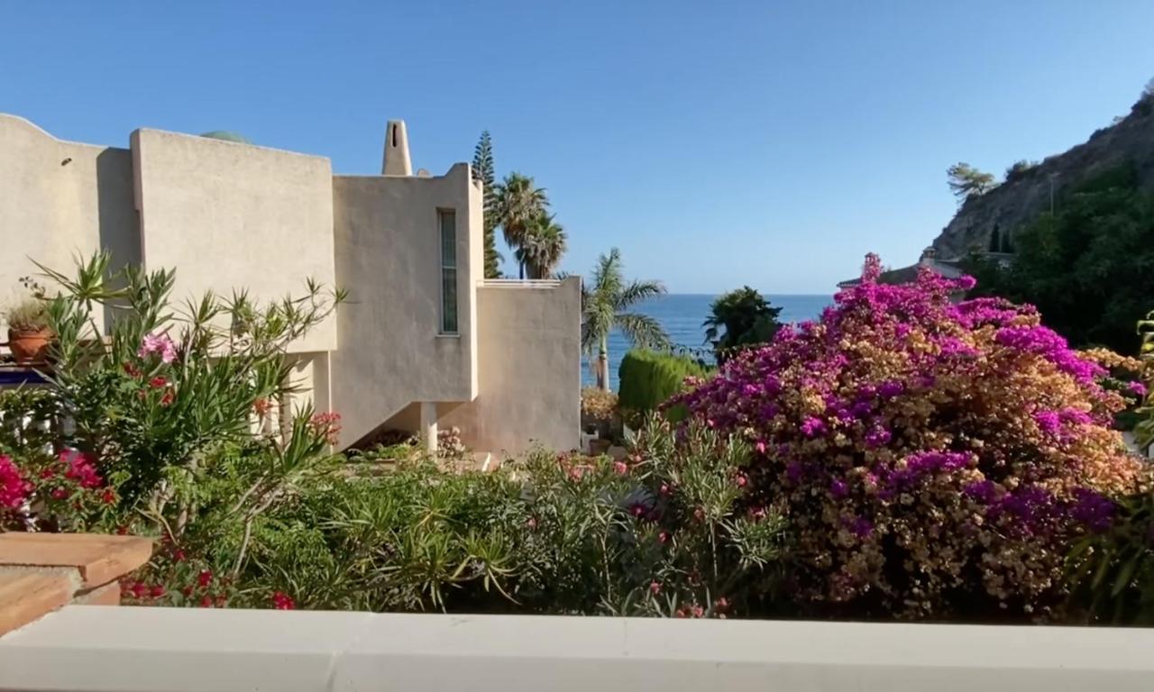 Espectacular Casa En La Playa Con Piscina Privada Villa Almuñécar Kültér fotó
