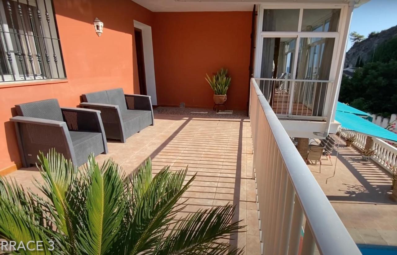 Espectacular Casa En La Playa Con Piscina Privada Villa Almuñécar Kültér fotó